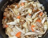 鶏ごぼうの炊き込みご飯作り方4写真