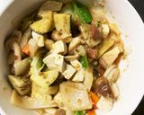 肉無豆腐簡単コク旨梅ポン味野菜炒め作り方15写真