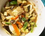 肉無豆腐簡単コク旨梅ポン味野菜炒め作り方17写真