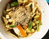 肉無豆腐簡単コク旨梅ポン味野菜炒め作り方18写真