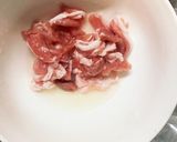レンジ簡単きな粉和風焼きそば味甘酢酢豚作り方1写真