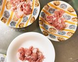 レンジ簡単きな粉洋風焼きそば味甘酢酢豚作り方2写真