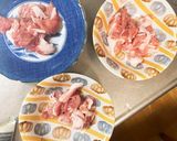 レンジ簡単きな粉和風焼きそば味甘酢酢豚作り方2写真