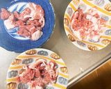 レンジ簡単きな粉和風焼きそば味甘酢酢豚作り方3写真