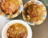 レンジ簡単きな粉洋風焼きそば味甘酢酢豚作り方4写真
