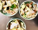レンジ簡単きな粉洋風焼きそば味甘酢酢豚作り方11写真