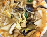 レンジ簡単きな粉和風焼きそば味甘酢酢豚作り方16写真