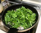 美容野菜♪「豚春菊の卵とじ」作り方2写真