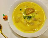 ハロウィンかぼちゃ豆乳スープ作り方5写真