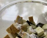 舞茸とナスと厚揚げの バタぽん炒め作り方2写真