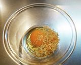 干しえび入りチンゲン菜と卵の味噌汁作り方3写真