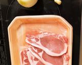 秋だけど、ポークチャップなんだから〜作り方1写真