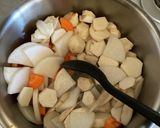 豚汁の豚肉は厚揚げで☆厚汁作り方10写真