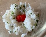 ＊バジル香る♪ 生ハム巻きおにぎり＊作り方2写真