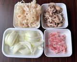 【秋】ホホホタケのクリーミーパイシチュー作り方1写真