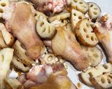 加賀れんこんと鶏手羽元の中華風照り煮作り方7写真