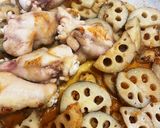 加賀れんこんと鶏手羽元の中華風照り煮作り方8写真