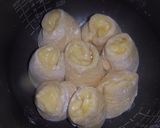 炊飯器でクリームロールパン作り方12写真