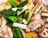 加賀れんこんと鶏手羽元の中華風照り煮作り方9写真