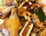 加賀れんこんと鶏手羽元の中華風照り煮作り方10写真