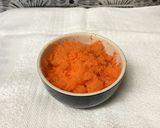 1歳からの幼児食　にんじんケーキ作り方1写真