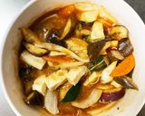 肉無根菜たっぷりケチャあん味温野菜サラダ作り方22写真
