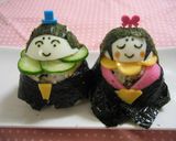 お雛様☆ｻﾗﾀﾞおにぎり☆ｷｬﾗ弁にも作り方4写真
