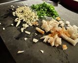 ニラ玉ガーリックチャーハン作り方2写真