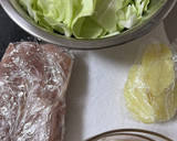 鶏肉とキャベツとじゃが芋の味噌バター炒め作り方1写真