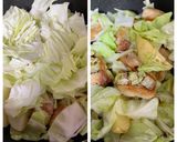 鶏肉とキャベツとじゃが芋の味噌バター炒め作り方3写真