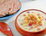 ひよこ豆と薩摩芋の野菜たっぷり豆乳スープ作り方5写真