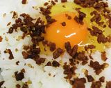 毎日のしろごはん●韓国海苔卵ごはん作り方1写真