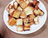 簡単サクサク☆食パンシュガーラスク♡作り方3写真