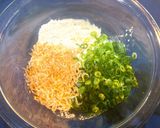 【野菜ソムリエ】九条ねぎのミニお好み焼き作り方2写真