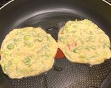 【野菜ソムリエ】九条ねぎのミニお好み焼き作り方3写真