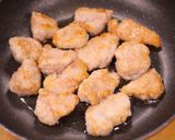 ゴロっと豚肉とにんにくの芽のスタミナ炒め作り方4写真