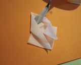 春巻きクッキー折り鶴作り方3写真