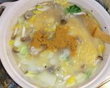 帆立と白菜のコーンクリームシチュー作り方7写真