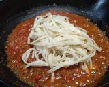 鱈シートのタリアテッレ海鮮トマトソース作り方16写真