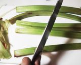 ルバーブジャム(緑)作り方1写真