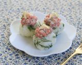 サーモンタルタルとディルのパリおにぎり作り方7写真