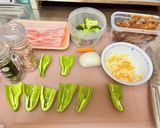 我が家の簡単ピーマンの味噌肉巻き作り方1写真