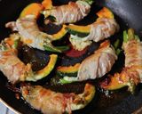 ヨウサマの減塩かぼちゃの粒マスタード焼き作り方6写真