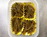 サツマイモのツル（茎）のキンピラ炒め作り方9写真