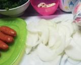 パスタ★米粉ホワイトソース★菜の花チーズ作り方1写真