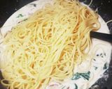 パスタ★米粉ホワイトソース★菜の花チーズ作り方6写真