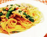 パスタ★米粉ホワイトソース★菜の花チーズ作り方7写真