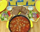 トマト不使用♪ビーツ粉末で真赤なボルシチ作り方24写真