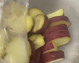 さつまいもと鶏むね肉の甘旨炒め作り方2写真