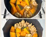 とろ甘ほっこり＊かぼちゃと鶏肉の煮物＊作り方8写真